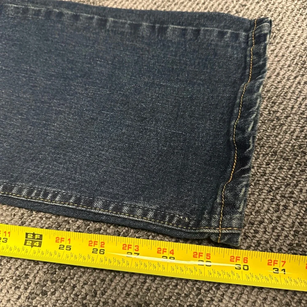 Wrangler Premium Quality Mens Straight Leg Dark Wash Denim Jeans 32x30